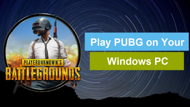 Play PUBG on Windows PC