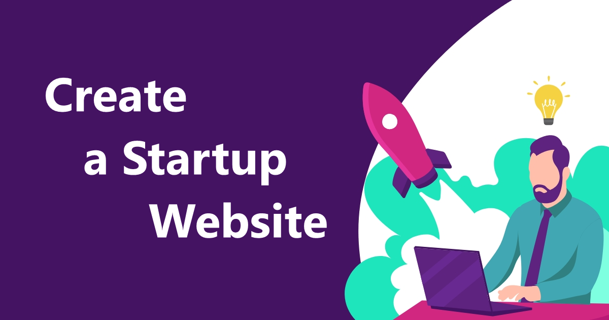 Create a startup website