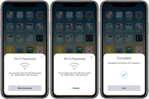 How to share Wi-Fi password from iPhone with others