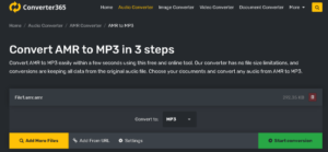 how-to-online-convert-amr-to-mp3