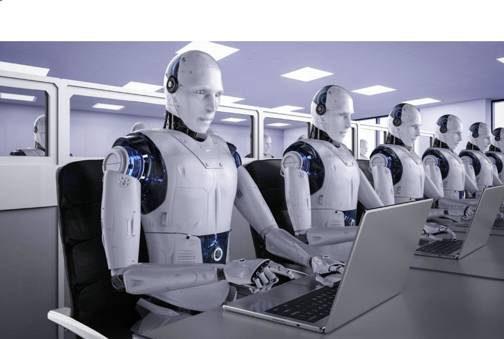 AI robots VS Human Working