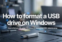 Format a USB Drive on Windows