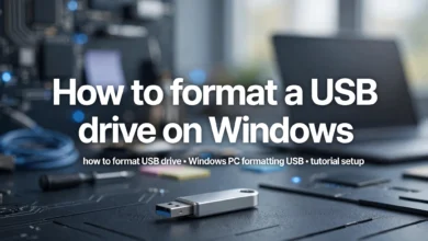 Format a USB Drive on Windows
