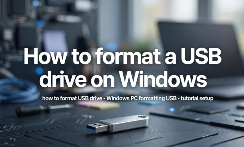 Format a USB Drive on Windows
