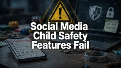 Social Media Child Safety Features Fail