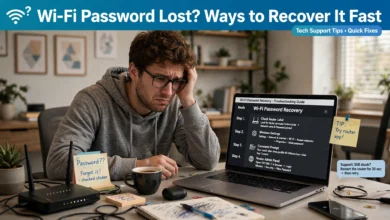 Wi-Fi Password Lost
