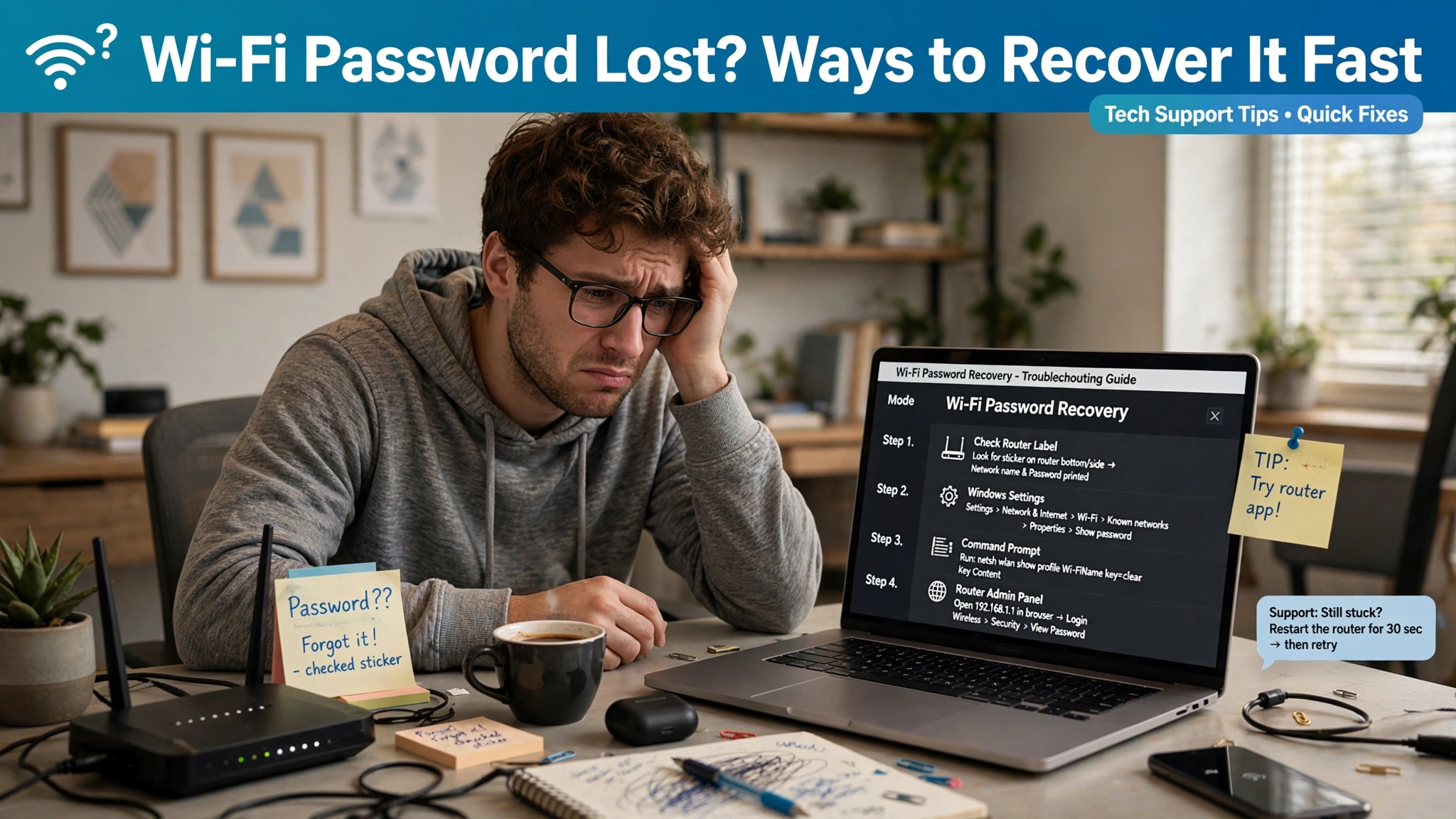Wi-Fi Password Lost